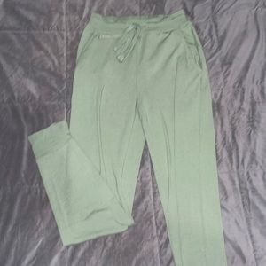 Green joggers